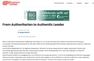 Authoritarian Leadership